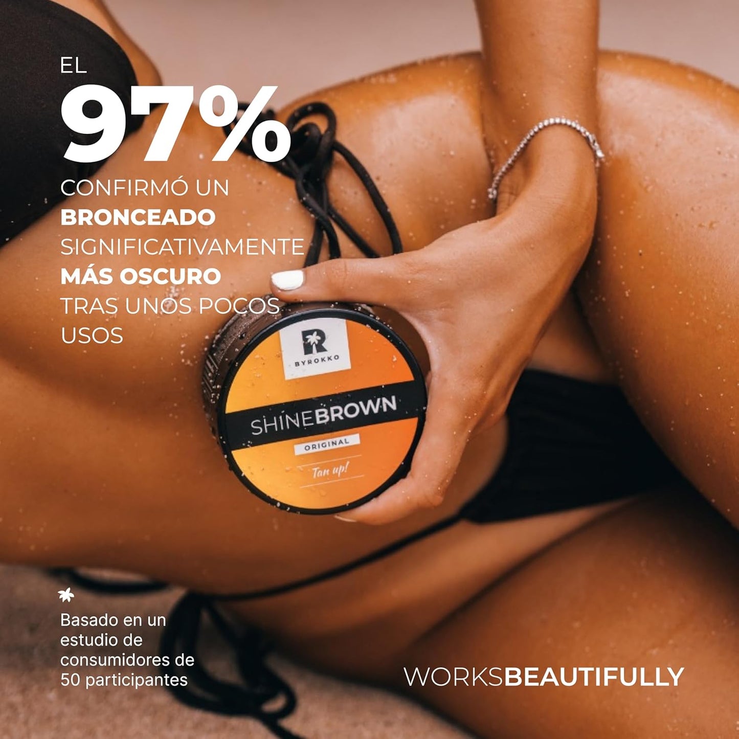 Shine Brown bronceador corporal 100g