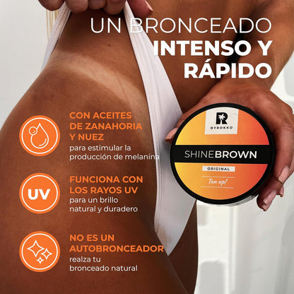 Shine Brown bronceador corporal 100g